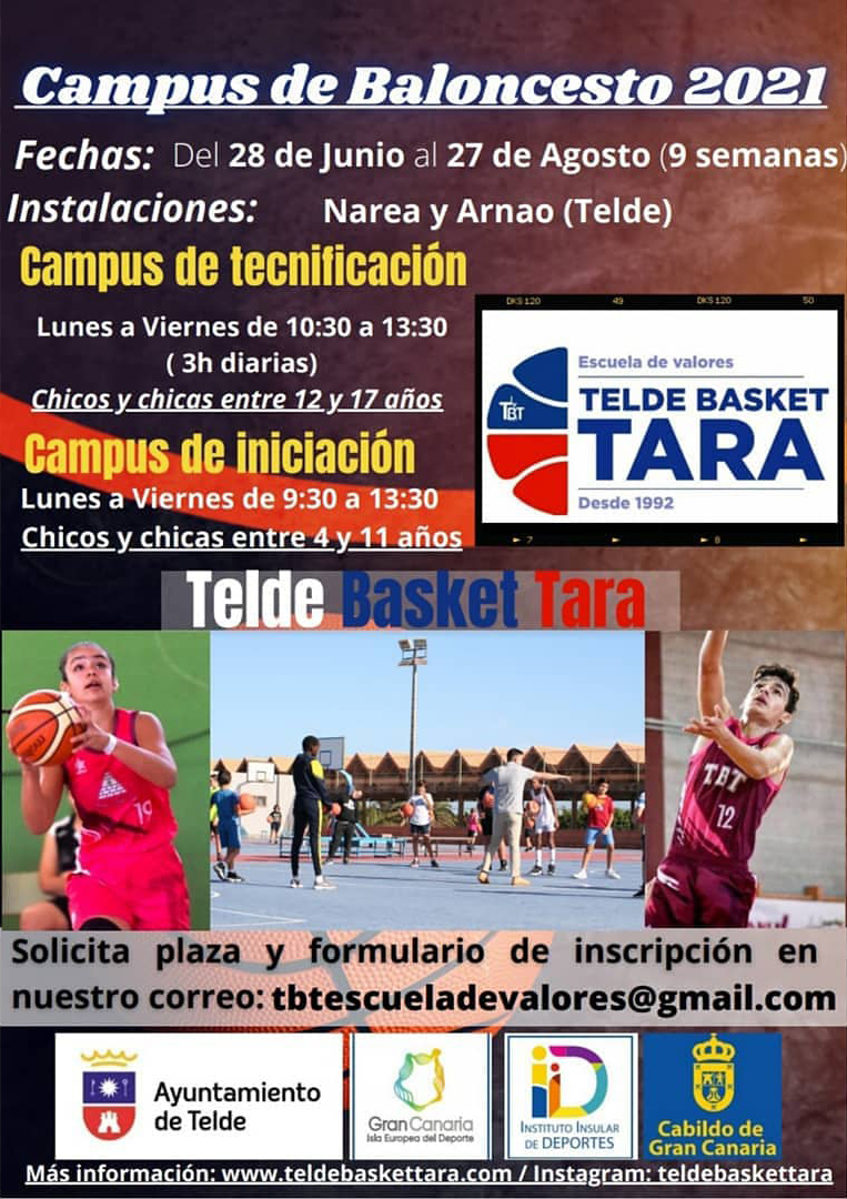 evolución Adviento lengua Apúntate al Campus de Verano del Telde Basket - Basketmanía